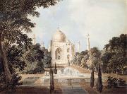 Thomas Daniell, South View of the Taj Mahal at Agra